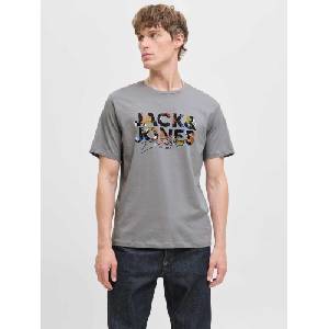 JACK & JONES Тениска jjgeplas tee ss crew neck ln (122785234777735)