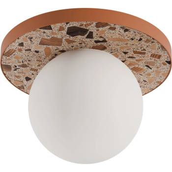 Kaspa Legra Плафон кръгъл, теракота (31408115)
