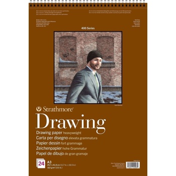 Strathmore 400 Series Spiral Скицник 24 29, 7 x 41, 9 cm 163 g (P400-93-4)