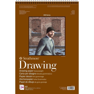Strathmore 400 Series Spiral Скицник 24 29, 7 x 41, 9 cm 163 g (P400-93-4)