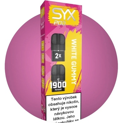 Syx Pod White Gummy 16,5 mg 2x950 potáhnutí 1 ks – Zboží Dáma