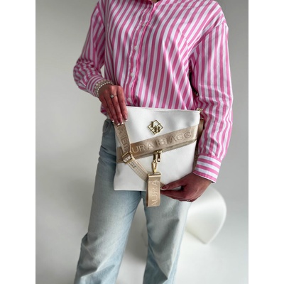 Laura Biaggi crossbody DX-A359-white Biela