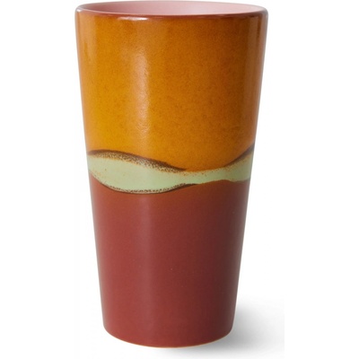 HK living Kameninový hrnček 70's Latte Clay 280 ml