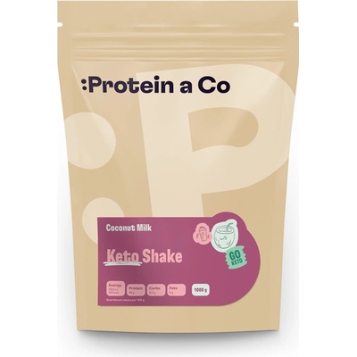 Protein&Co. Ketoshake proteinový dietní koktejl 1000 g – Zbozi.Blesk.cz