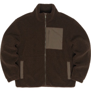 Mazine Мъжко поларено яке Mazine Padded Sherpa Jacket Fleece jacket - Chocolate / Grey Brown - размер XXL (005-6263-0115)