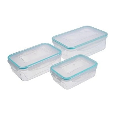 MagicHome Dóza Lunchbox set MB03 obdĺžnikové Clip 3 ks 500/1000/1,5 l