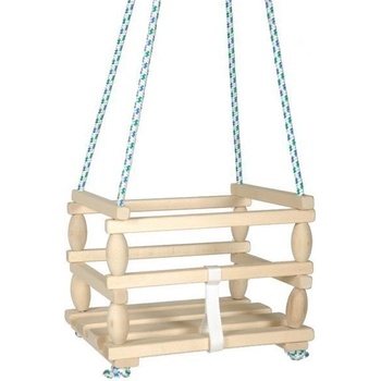 Rappa houpačka dřevěná Baby houpačka