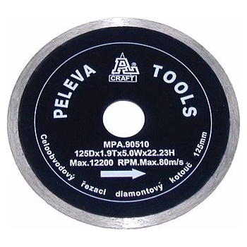 Peleva Diamantový kotúč celoobvodový 115 mm 08731