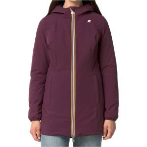 K-Way Дамско палто K-Way Women's Denise ST Warm Double Coat - Violet Mauve Wine (102-5018-0313)