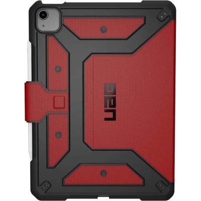 Urban Armor Gear Gear Metropolis Case - удароустойчив хибриден кейс от най-висок клас за iPad Air 4 (2020), iPad Pro 11 (2020), iPad Pro 11 (2018) (червен)