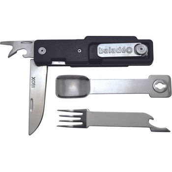 Image 1 of Baladeo ECO100 прибори за хранене на открито, черни (COR ECO100)