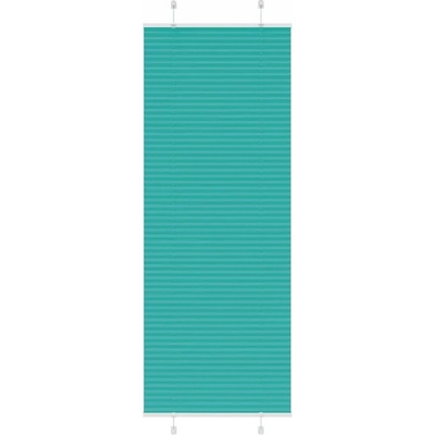 VidaXL Roleta plisé Petrol 75 x 200 cm Zelená