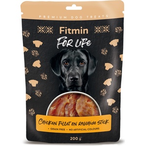 Dibaq Fitmin For Life Пилешко филе на биволски пръчици за кучета 200 g