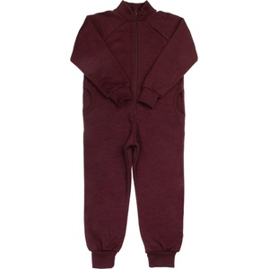 Joha Детски цял костюм Joha Kid's Jumpsuit with Zipper Overall - Burgundy - размер 80 (704-6197-0112)