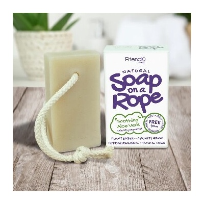 Friendly Soap Soap on a Rope prírodné mydlo na šnúrke aloe vera 95 g