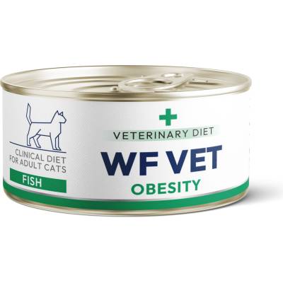 WF VET за котки с наднормено тегло, риба 85 г