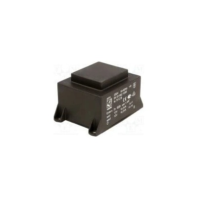Transformátor zalévaný 33VA 230VAC 12V 12V 1375mA 1375mA PCB