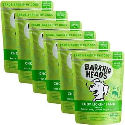 Barking Heads Chop Lickin’ Lamb Grain Free 6 x 300 g