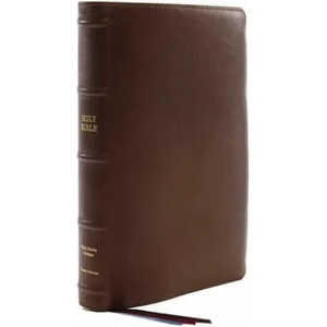 Kjv, Reference Bible, Center-Column Giant Print, Premium Goatskin Leather, Brown, Premier Collection, Comfort Print | Thomas Nelson (ISBN: 9780785231264)