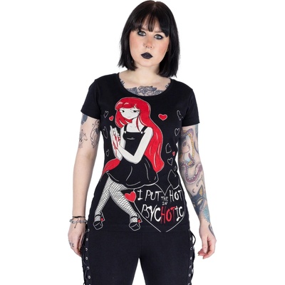 Cupcake cult тениска cupcake cult - psychotic - черно - poi1388