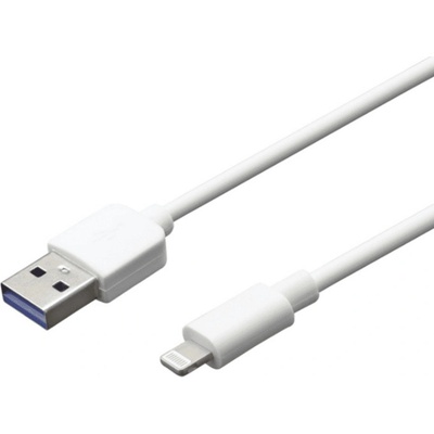 Mobilnet KAB-0196-USB-LIGHT dátový USB/Lightning, 2A, 1m, bílý