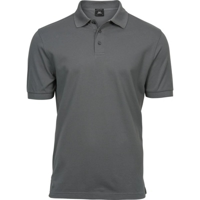 TeeJays polokošile TJ 1405 elastická krátký rukáv pánská COT-181405r8201 šedá