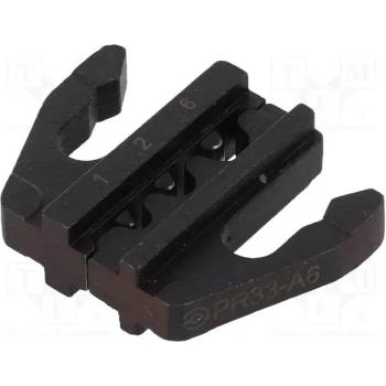 ERKO Накрайник за кримпващи клещи ERKO PR33-A6 0, 5-6 mm2, стомана, за кабелни обувки (PR_33-A6)