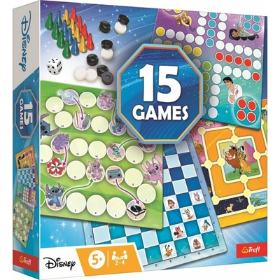 Trefl Sada 15 her Disney společenká hra v krabici