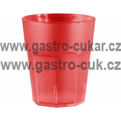 Gastro norm Sklenice polykarbonátové ROS červená 400 ml