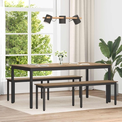 vidaXL Пейка Дъб Артизан 160 x 35 x 45 cm Инженерно дърво (892607)