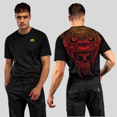 Venum - Боксова Екипировка | Официален Вносител за България Тениска Venum Quetzal Fury T-Shirt - Black/Fury Red/ Tangerine - L