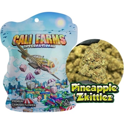 califarms THC X květy Pineapple zkittlez THC-X 40% CBD 12,75% THC 0,07% 10 g – Hledejceny.cz