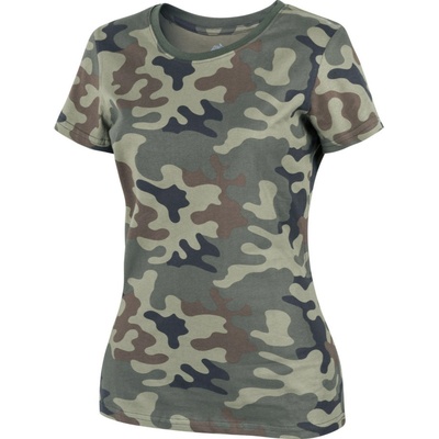 Helikon-Tex tričko Tactical Topcool PL woodland