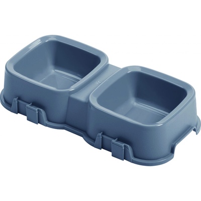 Tontarelli Miska Pet dvojitá modrá 2 x 0,5 l