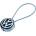 TROIKA Ключодържател Troika-VW LOOP VOLKSWAGEN (KR19-05/VW)