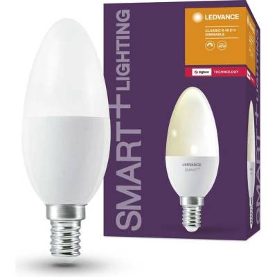 Ledvance LED žárovka E14 B40 4,9W 470lm 2700K Teplá bílá SMART + ZigBee Stmívatelná