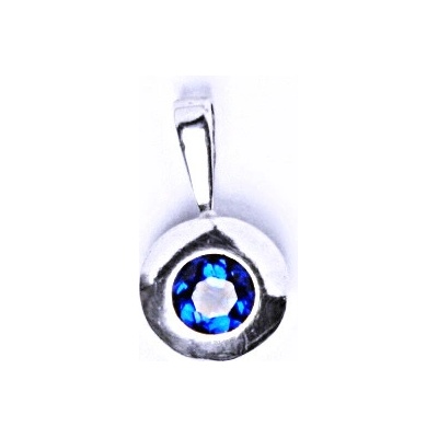 Čištín Stříbrný přívěšek zirkon spinel P 1123