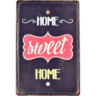 Ceduľa Home Sweet Home Plechová tabuľa