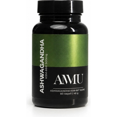AMMU Ashwagandha KSM-66, patentovaný extrakt, 60 kapslí