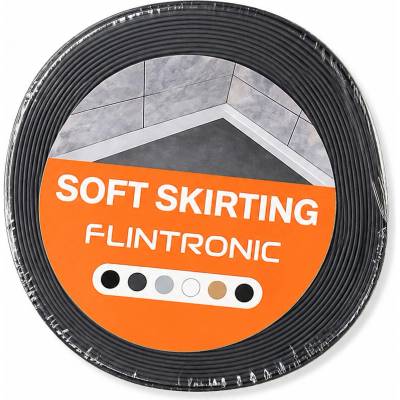 Flintronic Samolepicí měkká soklová páska PVC 5 m x 10 x 10 mm černá