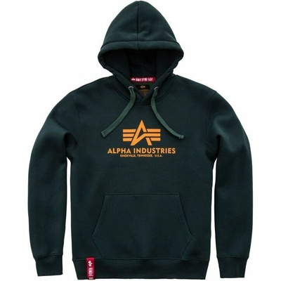Alpha Industries mikina Basic Hoody dark petrol