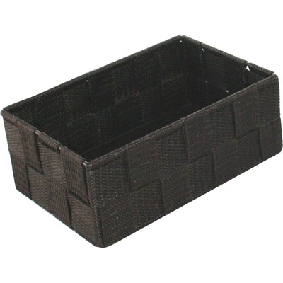 Compactor Úložný organizér do zásuvky TEX košík M 18 x 12 x 7 cm čokoládový