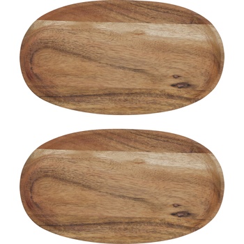 House Doctor Подноси за сервиране House Doctor дървени 22, 5 см 2 бр (206972011)