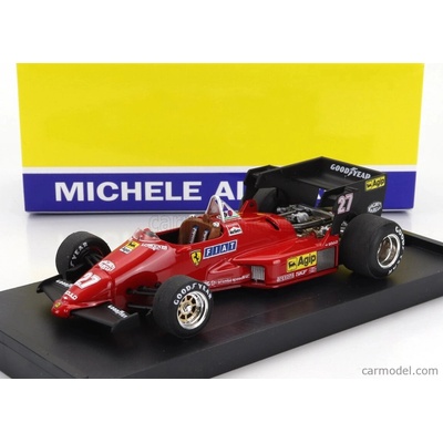 Brumm Ferrari F14 N 27 Winner Belgium Gp 1984 Michele Alboreto Červená Černá 1:43