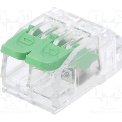 DEGSON ELECTRONICS DG221-5.6-02P-17-00AH Rychlosvorka; 20A; 300V; na kabel; pružinová svorka; 24AWG÷12AWG – Sleviste.cz