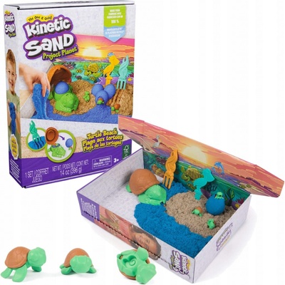 Spin Master Kinetic Sand Project Planet Herní sada Turtle Play Sand
