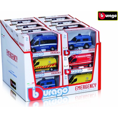 Bburago Emergency Záchranná vozidla 1:50 assort