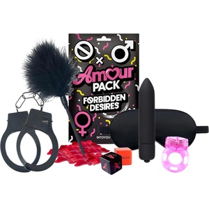 INTOYOU Amour Pack Forbidden Desires - начален комплект с вибратор - 7 части - desirel