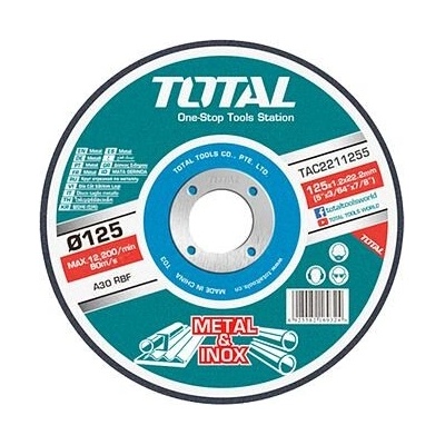 Total Řezný kotouč 125 x 1,2 x 22,2 mm TAC2211255 10 ks