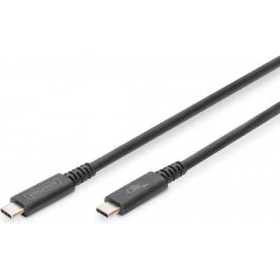 Digitus AK-300343-008-S USB, USB4 Gen 2x2 USB C, 1m, černý